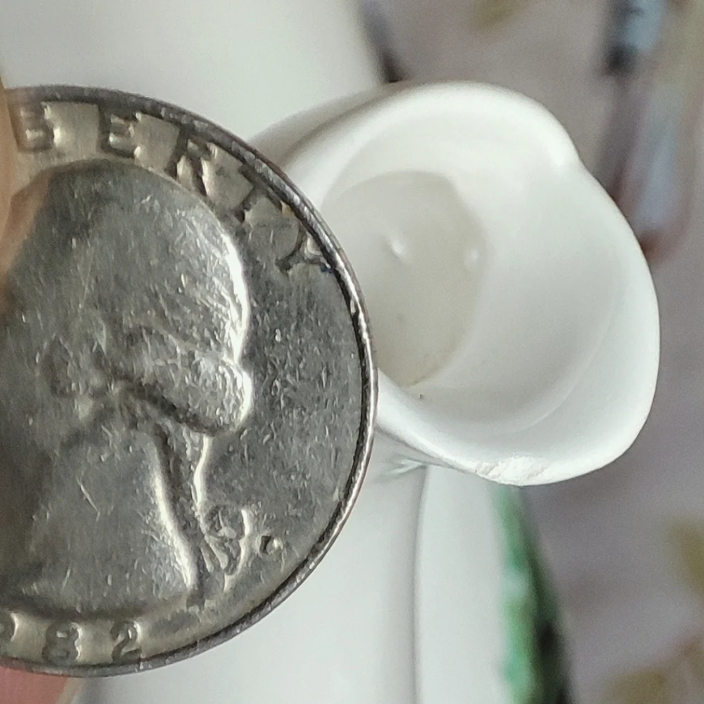 Teapot Christmas Rose By Lefton Vintage Coffee Pot Server Carafe Holiday FLAWS - Picture 11 of 14